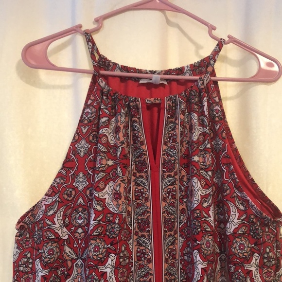 Max Studio Sleevless Paisley Print Dress, size Large - Picture 3 of 7